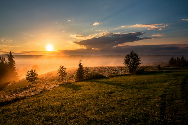 Golden Hour — cinematic landscape artwork